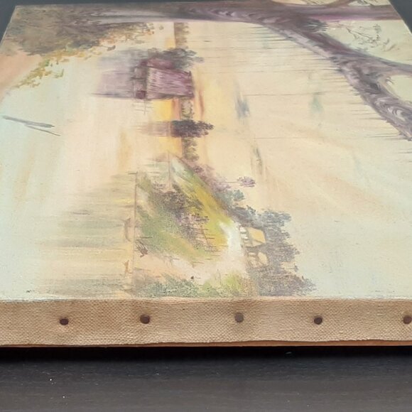 ORIGINAL Manuel Bernuy Ortíz Painting | 1957 | OIL ON CANVAS - Picture 2 of 6